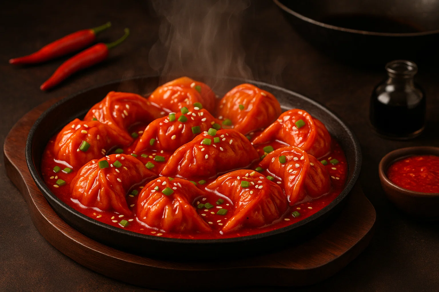 Chicken Schezwan Momos