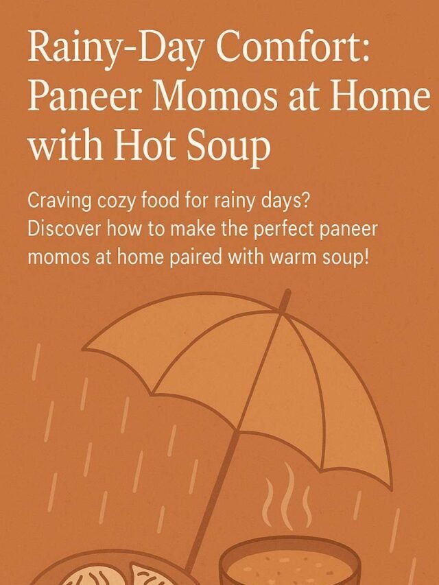 Rainy‑Day Comfort: Paneer Momos at Home with Hot Soup