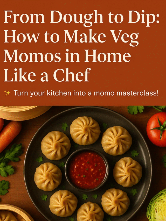 From Dough to Dip: How to Make Veg Momos in Home Like a Chef