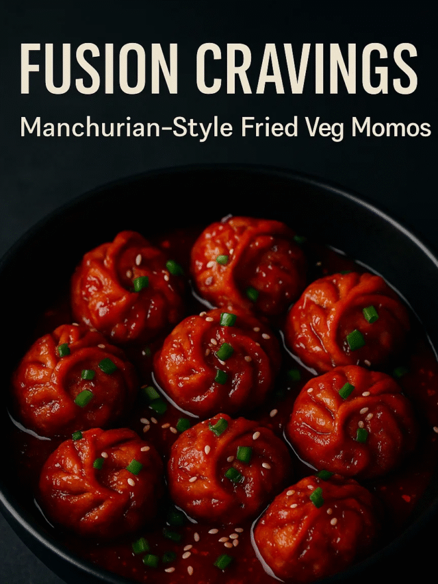 Fusion Cravings – Manchurian-Style Fried Veg Momos