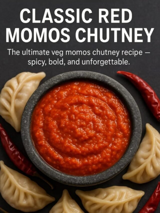 Classic Red Momos Chutney
