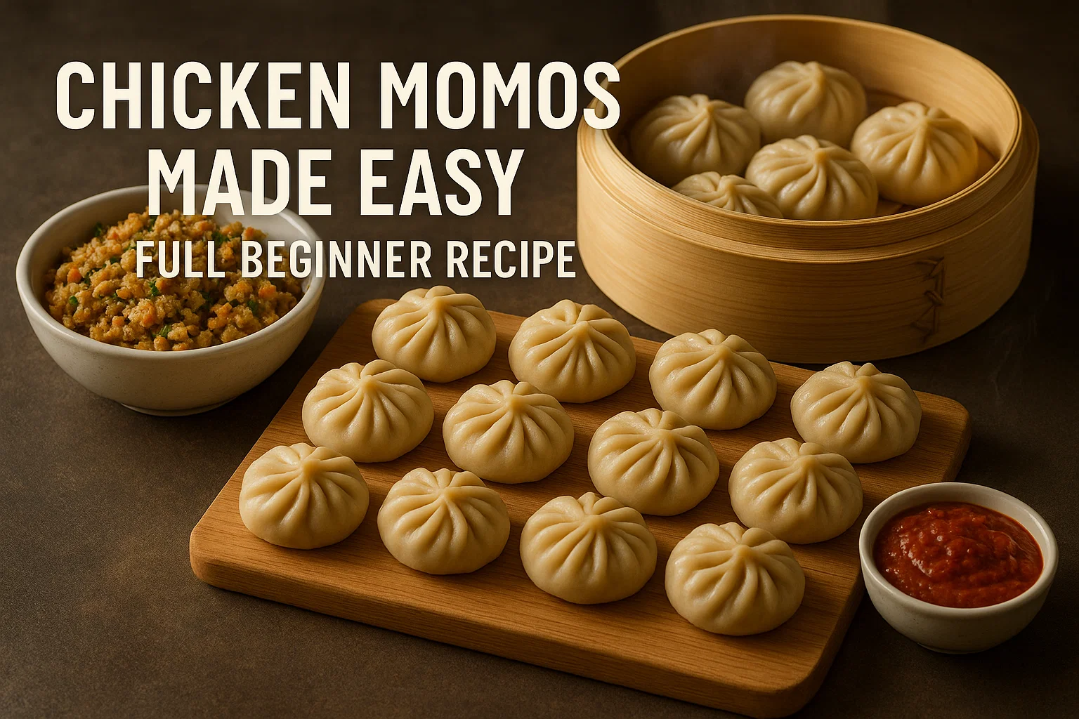how to cook chicken momo