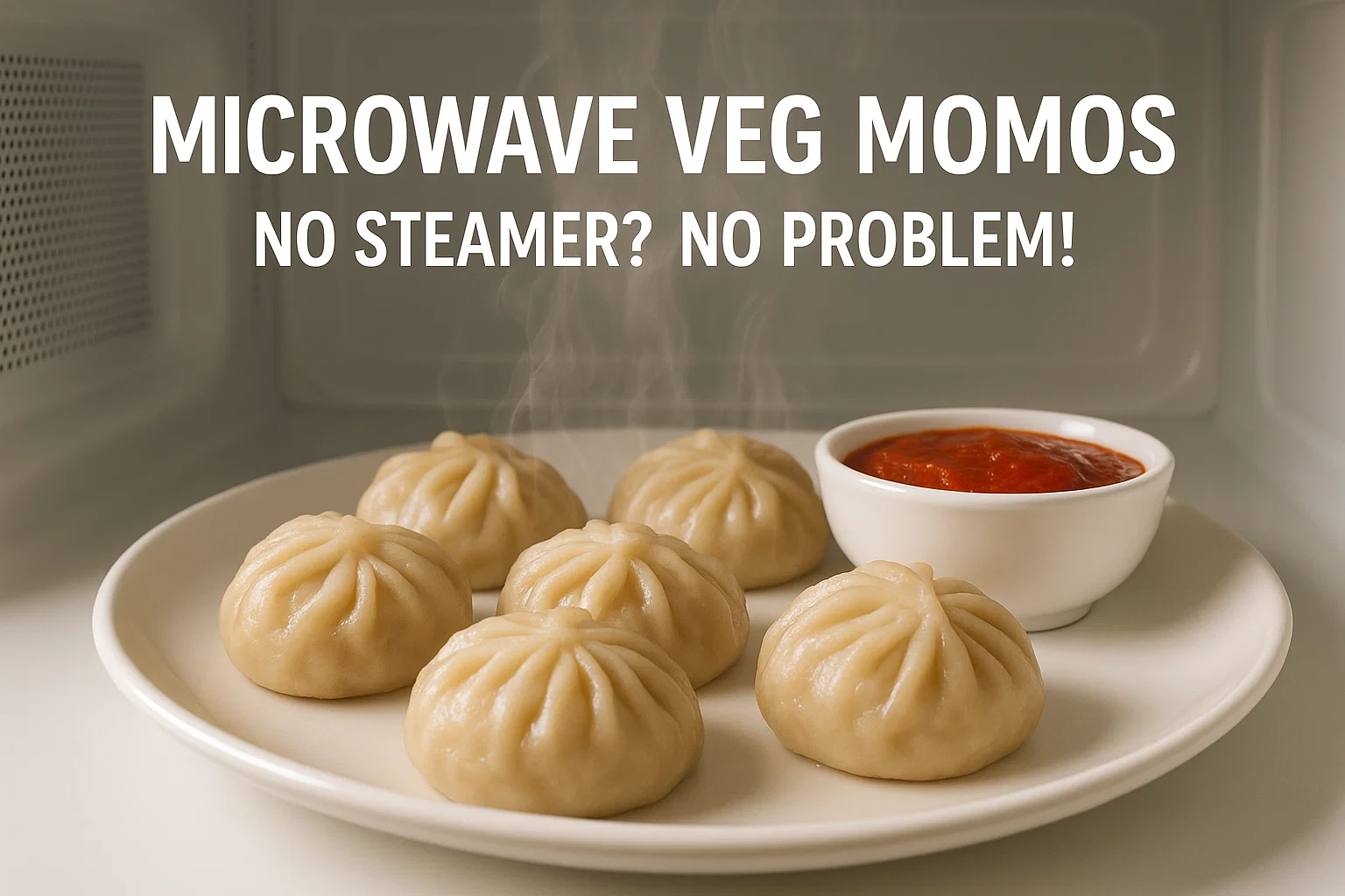 How to Make Veg Momos in Microwave