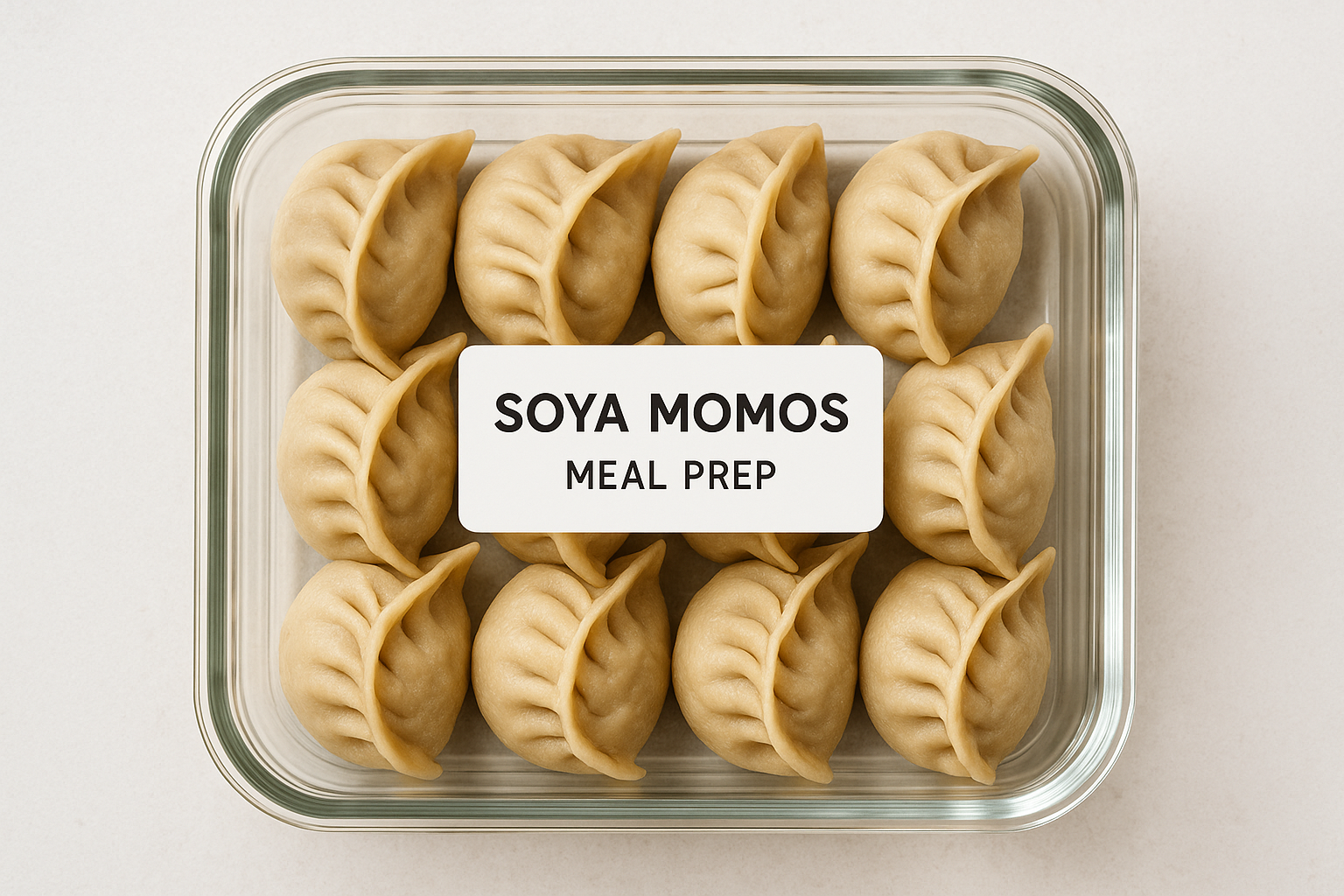 soya bean momos