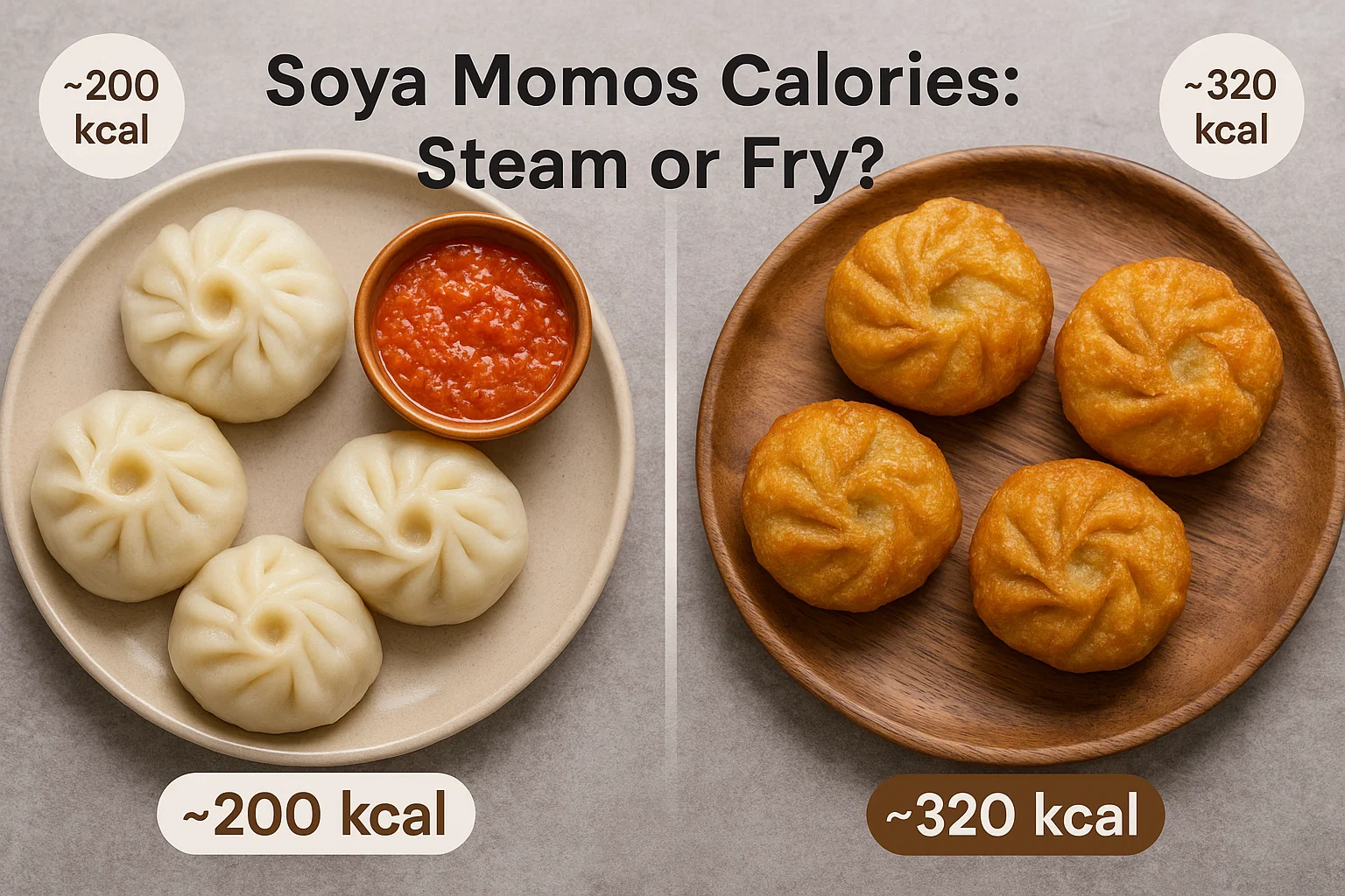 Soya Momos Calories