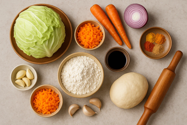 steamed veg momo ingredients