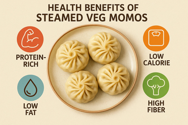 steamed veg momo benefits