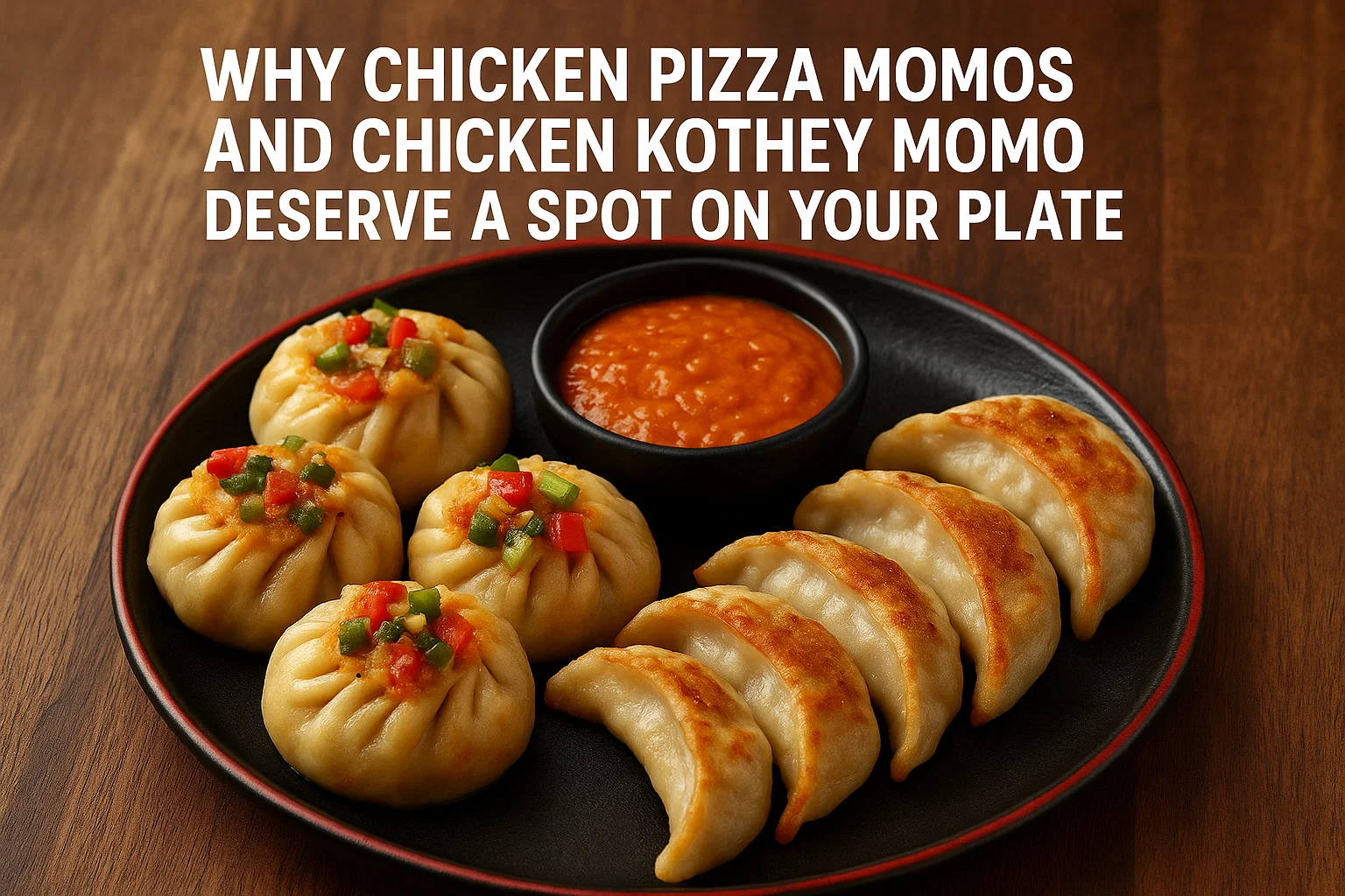 chicken pizza momo