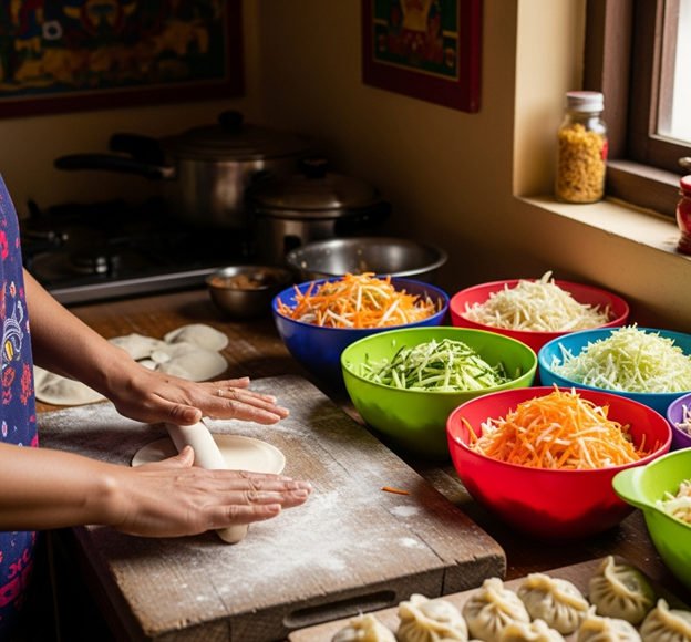 veg momo recipe