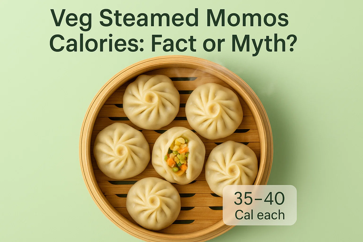Veg Steamed Momos Calories: Fact or Hype?
