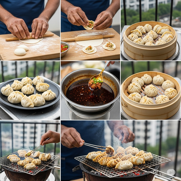 veg momos